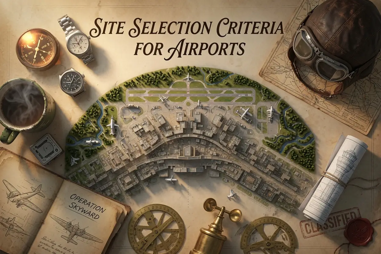 Airport site selection and location analysis