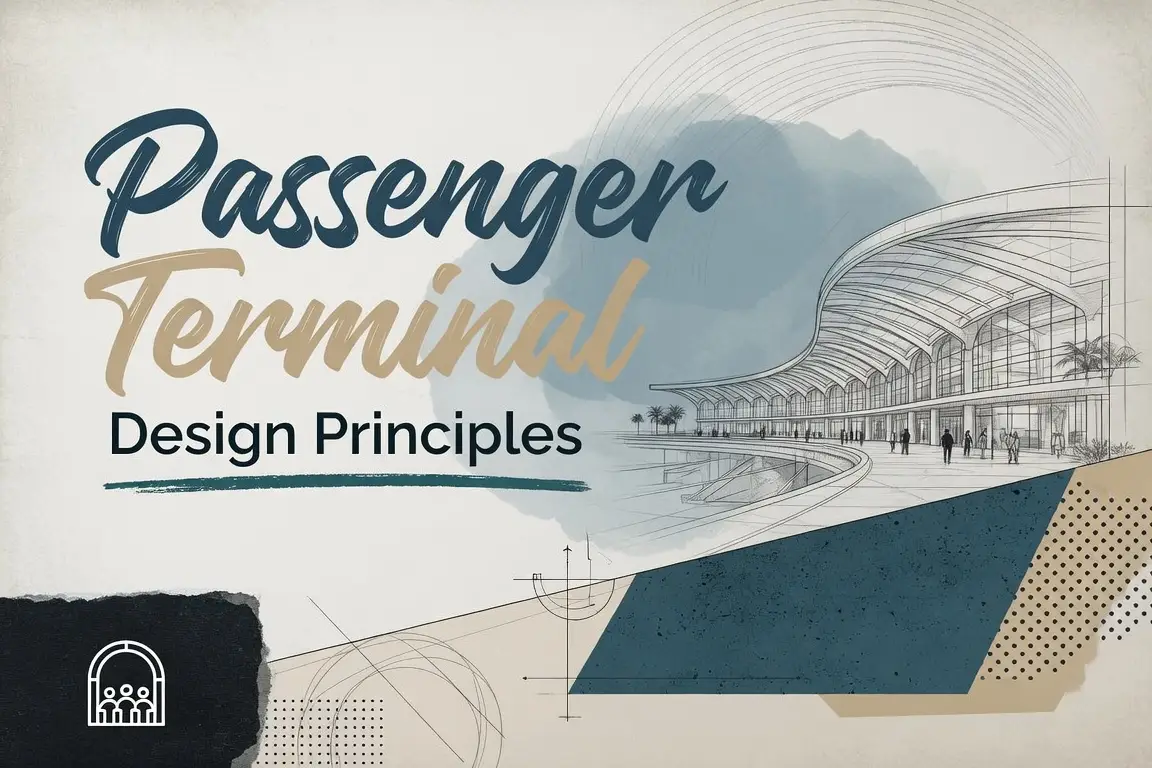 Modern passenger terminal design and airport infrastructure